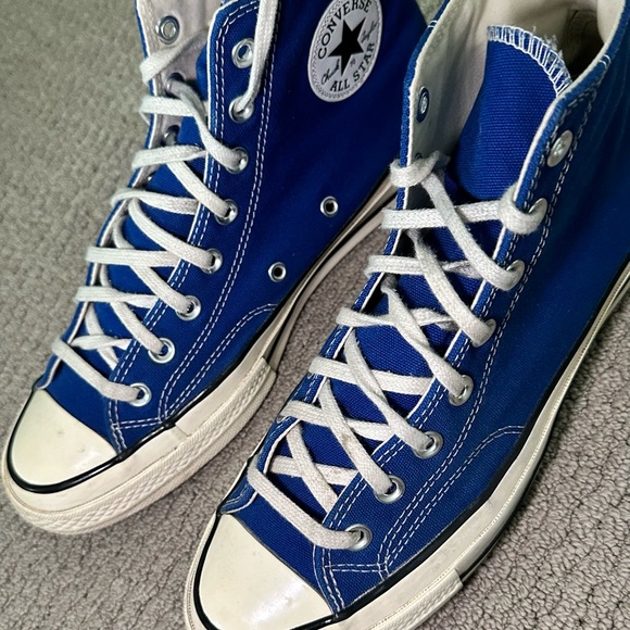 SOLD Converse Blue Chuck 70 High Top Sneakers - Picture 6 of 8